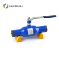 JKTL different types of end connections threaded flange fully welded floating ball valve
